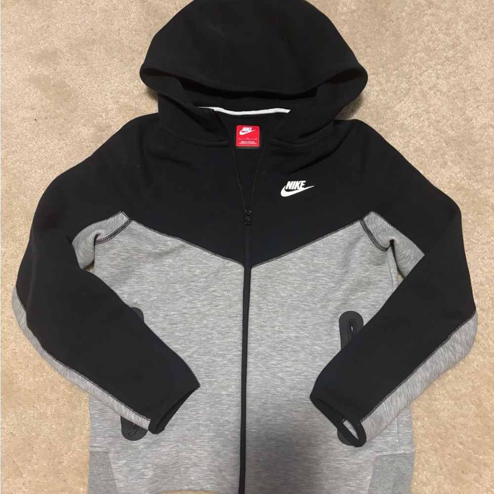 Nike Tech Kids Black and Gray Jacket